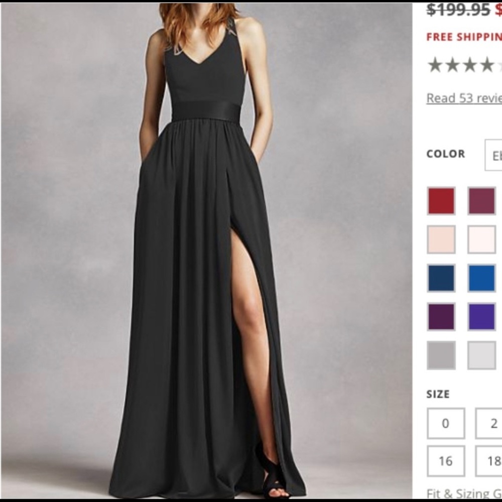 Bridesmaid dress - Vera Wang
